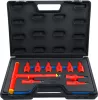 BGS technic VDE-behajtófej készlet | 12,5 mm (1/2") | T-profil (Torx) T20 - T55 | 10 darabos (BGS 7131)
