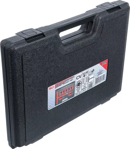 BGS technic VDE-behajtófej készlet | 12,5 mm (1/2") | T-profil (Torx) T20 - T55 | 10 darabos (BGS 7131)
