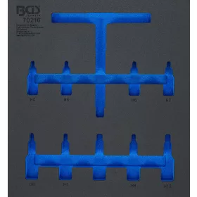   BGS technic Műhelykocsi-betét 2/3 | üres | a BGS 70216-hez (7132-1)