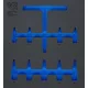 BGS technic Műhelykocsi-betét 2/3 | üres | a BGS 70216-hez (7132-1)