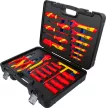 BGS technic Villanyszerelő szigetelt VDE dugókulcskészlet | 10 mm (3/8") | 25 darabos (7136)