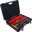 BGS technic VDE dugókulcs és behajtófej-készlet | 10 mm (3/8") | 19 darabos (7137)