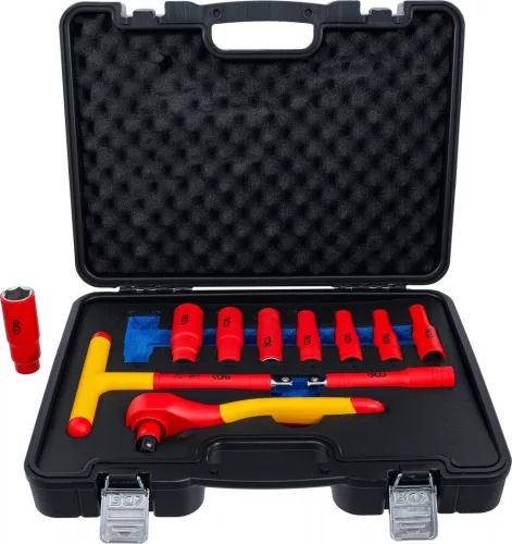 BGS technic VDE-dugókulcskészlet | 12,5 mm (1/2") | 10 - 24 mm | 11 darabos (7145)