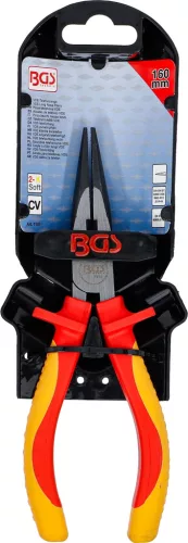 BGS technic VDE hosszú orrú fogó, 160mm (BGS 7151)