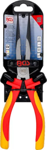 BGS technic VDE hosszú orrú fogó, 200mm (BGS 7152)