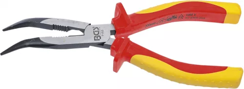 BGS technic VDE hosszú orrú fogó, 200mm, szögletes (BGS 7153)