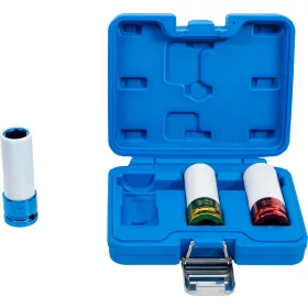   BGS technic 3 részes levegős dugókulcs készlet műanyag borítással 1/2", 17-19-21mm (BGS 7200)