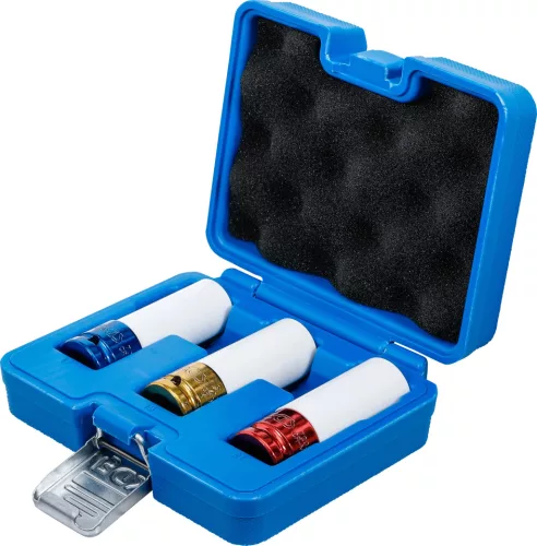 BGS technic Gépi dugókulcsfej készlet alufelni-védelemmel, 1/2”, 17 / 19 / 21 mm, 3 részes (BGS 7200)
