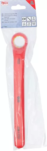 BGS technic VDE egyoldalas csillagkulcs, mélyen hajlított, 22 mm (BGS 72022)