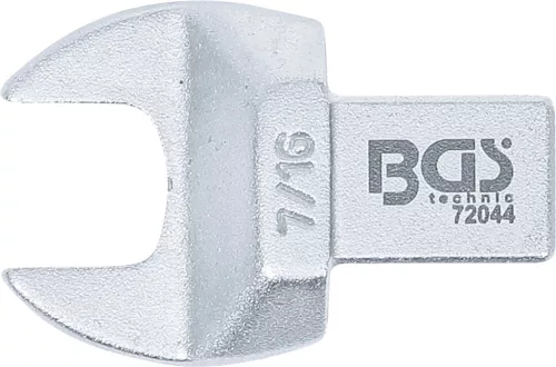 BGS technic Villásfej nyomatékkulcshoz, 7/16", Befogó 9 x 12 mm (BGS 72044)