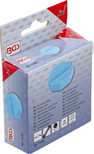 BGS technic Gumipogácsa | kocsiemelőhöz | 70 x 70 x 26 mm (72109)