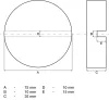 BGS technic Gumipogácsa | kocsiemelőhöz | 75 x 35 mm (72112)