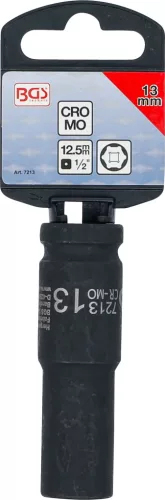 BGS technic 1/2" Levegős hosszított dugókulcs, 13 mm (BGS 7213)