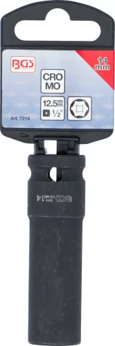 BGS technic 1/2" Levegős hosszított dugókulcs, 14 mm (BGS 7214)