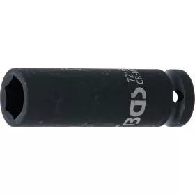   BGS technic 1/2" Levegős hosszított dugókulcs, 15 mm (BGS 7215)