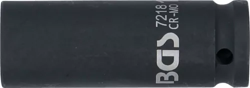 BGS technic 1/2" Levegős hosszított dugókulcs, 18 mm (BGS 7218)