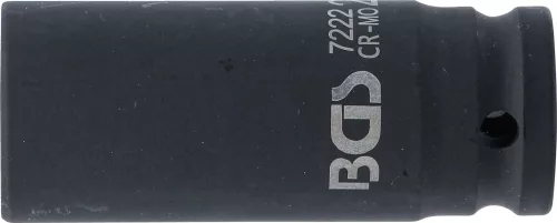 BGS technic 1/2" Levegős hosszított dugókulcs, 22 mm (BGS 7222)