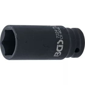   BGS technic 1/2" Levegős hosszított dugókulcs, 24 mm (BGS 7224)