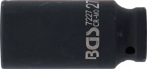 BGS technic 1/2" Levegős hosszított dugókulcs, 27 mm (BGS 7227)