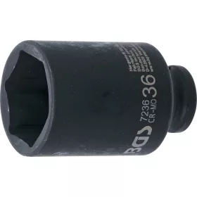   BGS technic 1/2" Levegős hosszított dugókulcs, 36 mm (BGS 7236)