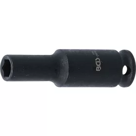   BGS technic Levegős dugókulcs hatszögletű, mély | 6,3 mm (1/4") | 6 mm (7266)