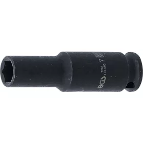   BGS technic Levegős dugókulcs hatszögletű, mély | 6,3 mm (1/4") | 7 mm (7267)