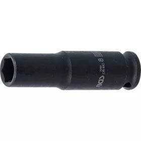   BGS technic Levegős dugókulcs hatszögletű, mély | 6,3 mm (1/4") | 8 mm (7268)