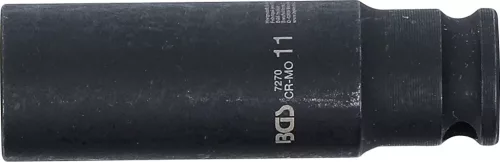 BGS technic Levegős dugókulcs hatszögletű, mély | 6,3 mm (1/4") | 11 mm (7270)