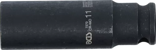 BGS technic Levegős dugókulcs hatszögletű, mély | 6,3 mm (1/4") | 11 mm (7270)