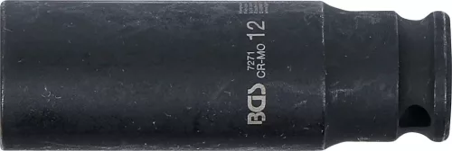BGS technic Levegős dugókulcs hatszögletű, mély | 6,3 mm (1/4") | 12 mm (7271)
