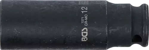 BGS technic Levegős dugókulcs hatszögletű, mély | 6,3 mm (1/4") | 12 mm (7271)