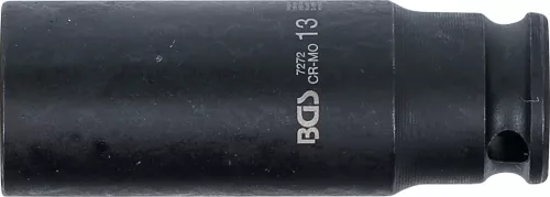 BGS technic Levegős dugókulcs hatszögletű, mély | 6,3 mm (1/4") | 13 mm (7272)