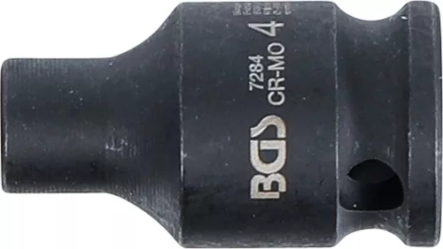 BGS technic Levegős dugókulcs hatszögletű | 6,3 mm (1/4") | 4 mm (7284)