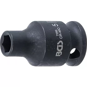   BGS technic Levegős dugókulcs hatszögletű | 6,3 mm (1/4") | 5 mm (7285)