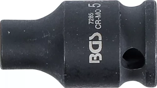 BGS technic Levegős dugókulcs hatszögletű | 6,3 mm (1/4") | 5 mm (7285)