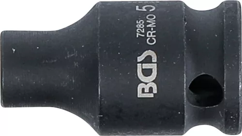 BGS technic Levegős dugókulcs hatszögletű | 6,3 mm (1/4") | 5 mm (7285)