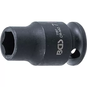   BGS technic Levegős dugókulcs hatszögletű | 6,3 mm (1/4") | 7 mm (7287)