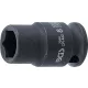 BGS technic Levegős dugókulcs hatszögletű | 6,3 mm (1/4") | 8 mm (7288)