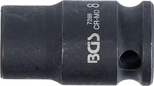 BGS technic Levegős dugókulcs hatszögletű | 6,3 mm (1/4") | 8 mm (7288)