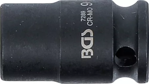 BGS technic Levegős dugókulcs hatszögletű | 6,3 mm (1/4") | 9 mm (7289)