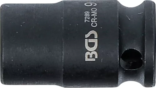 BGS technic Levegős dugókulcs hatszögletű | 6,3 mm (1/4") | 9 mm (7289)
