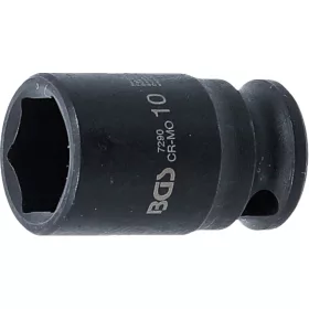   BGS technic Levegős dugókulcs hatszögletű | 6,3 mm (1/4") | 10 mm (7290)