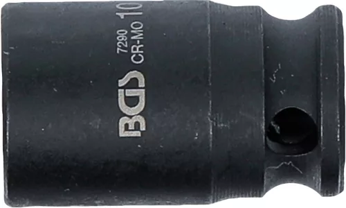 BGS technic Levegős dugókulcs hatszögletű | 6,3 mm (1/4") | 10 mm (7290)