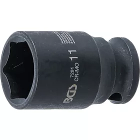   BGS technic Levegős dugókulcs hatszögletű | 6,3 mm (1/4") | 11 mm (7291)
