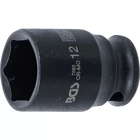   BGS technic Levegős dugókulcs hatszögletű | 6,3 mm (1/4") | 12 mm (7292)