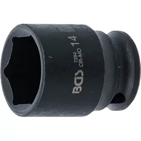   BGS technic Levegős dugókulcs hatszögletű | 6,3 mm (1/4") | 14 mm (7294)