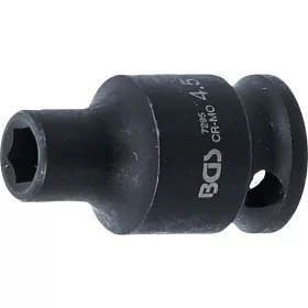   BGS technic Levegős dugókulcs hatszögletű | 6,3 mm (1/4") | 4,5 mm (7295)