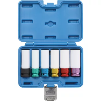   BGS technic 6 részes védő borítású 1/2"-os levegős dugókulcs készlet (BGS 7307)