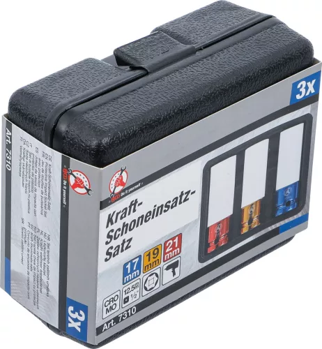 BGS DIY Dugókulcs készlet 3 részes erősített, alufelnihez (BGS 7310)