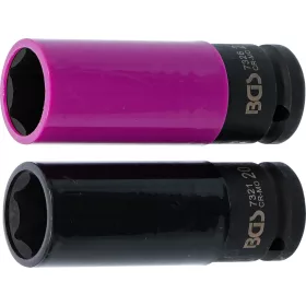   BGS technic Légkulcsfej készlet | 12,5 mm (1/2") | 20,5 / 21,5 mm | 2 darabos (7329)
